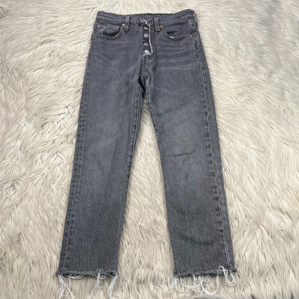 Levi's Women's Gray Wash 501 Original Fit Jeans